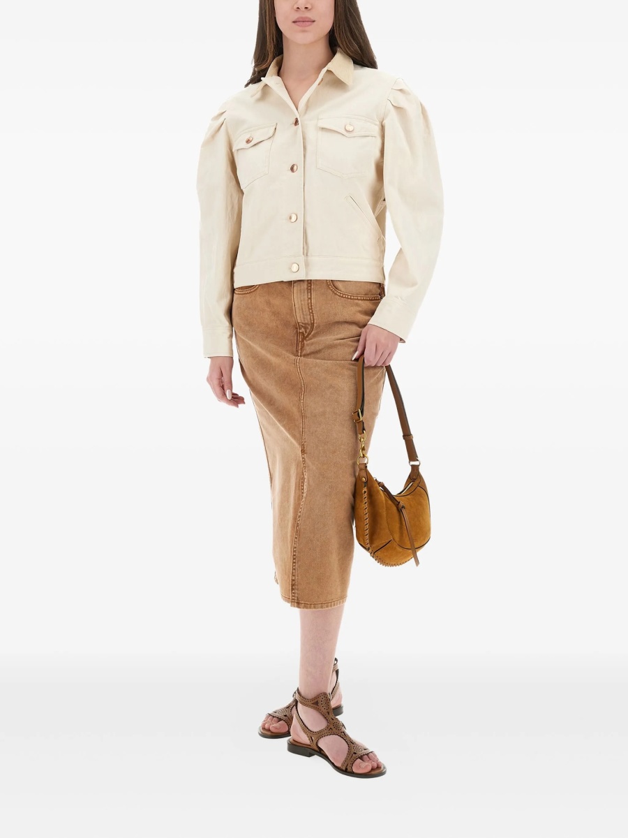 Fusta drepte Isabel Marant maro - Img 2