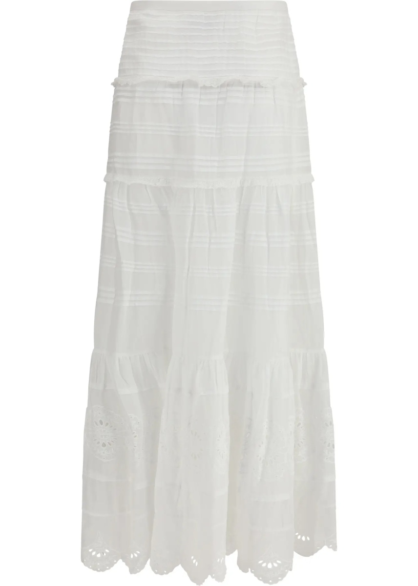 Fusta Paoline Long Cotton Skirt - Img 2