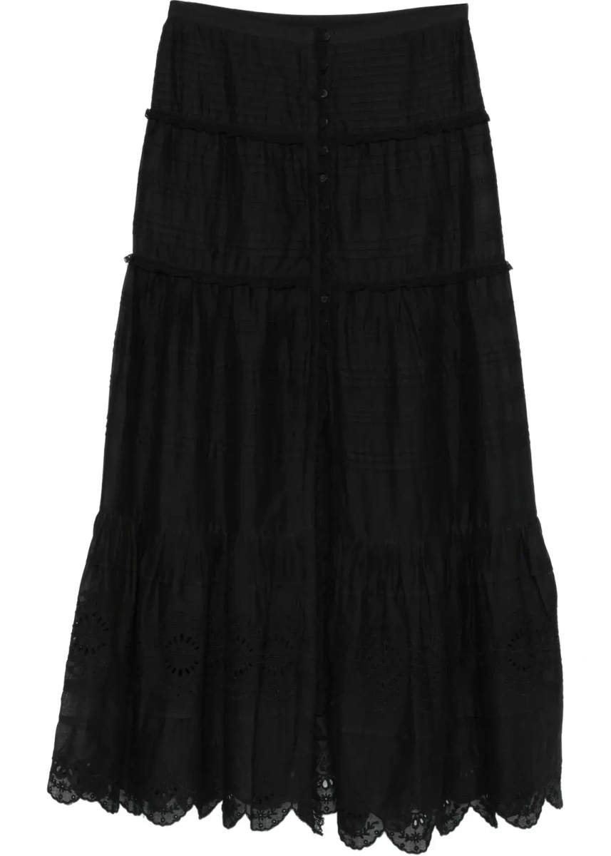 Fusta Paoline Long Cotton Skirt - Img 8