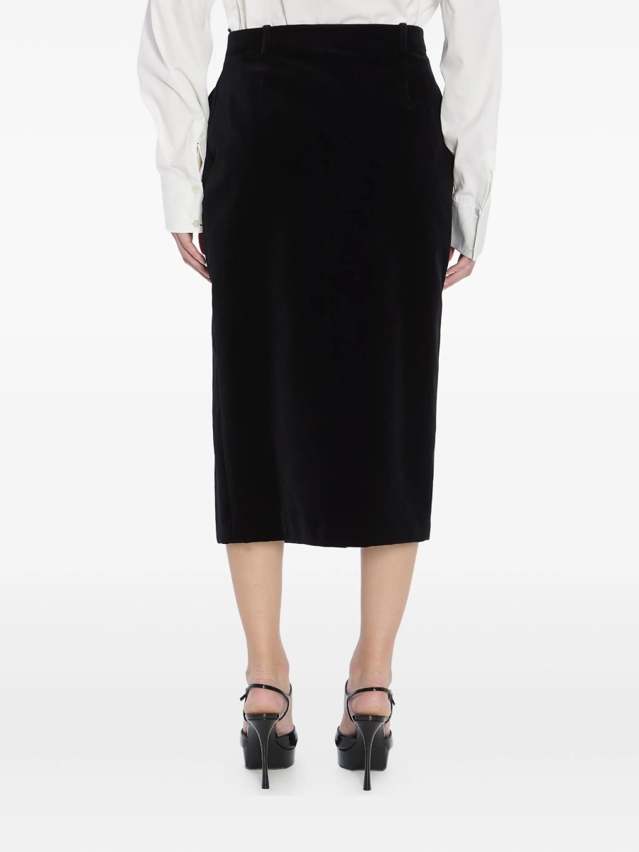 Fusta Saint Laurent neagra - Img 5