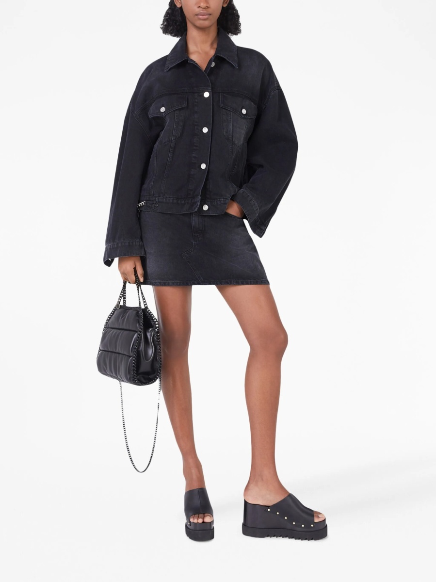 Fusta Stella McCartney falabella neagra - Img 2