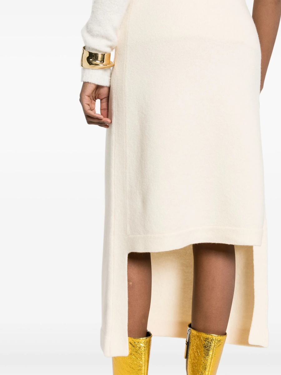 Fusta tricotate Jil Sander neutra - Img 5
