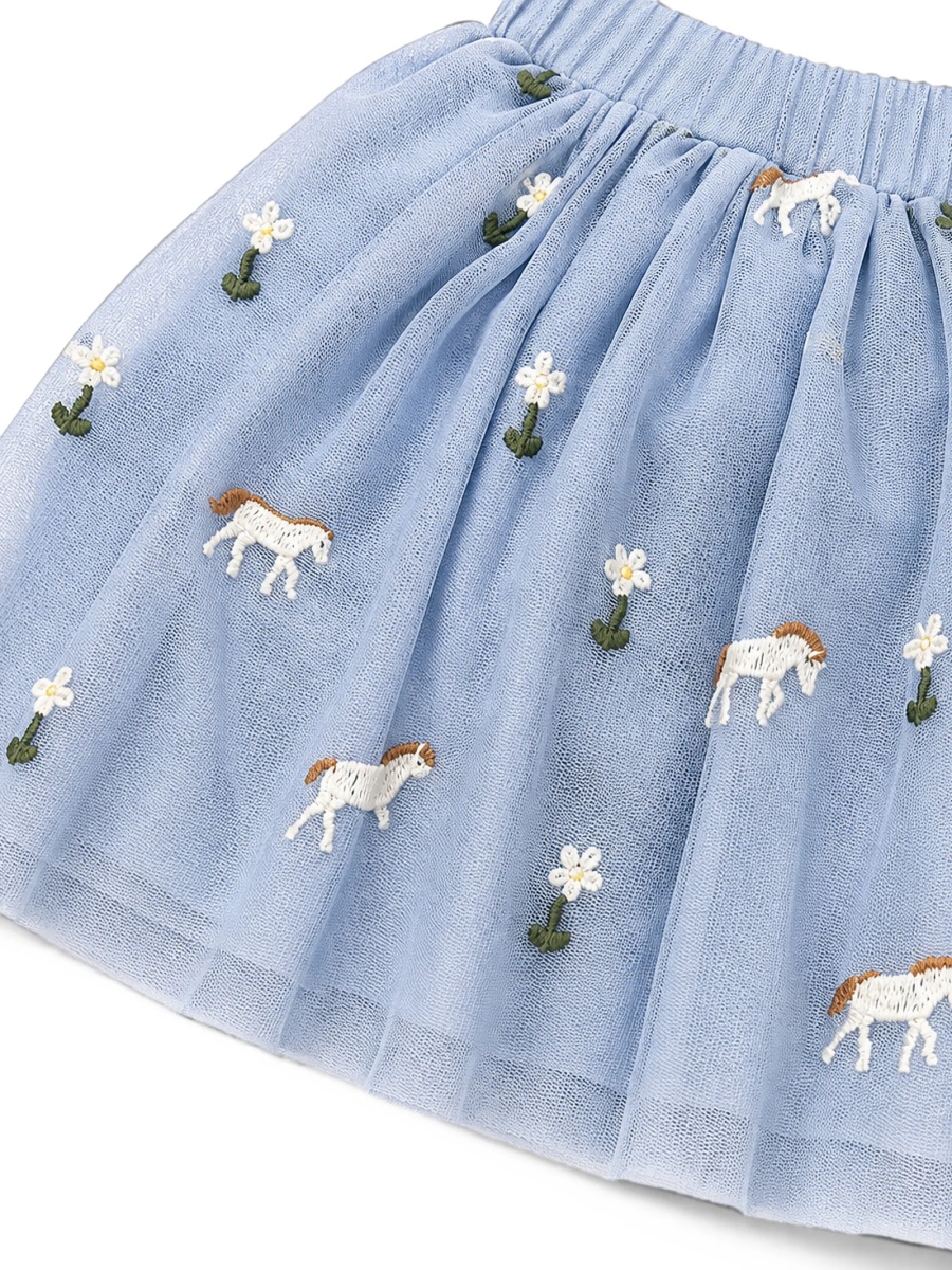 Fusta tutu Stella McCartney albastra - Img 3