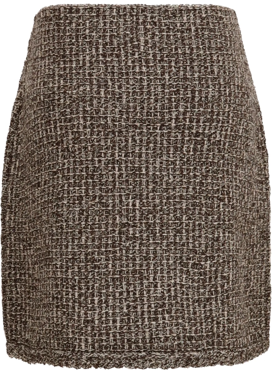 Fusta Tweed Mini Skirt - Img 2