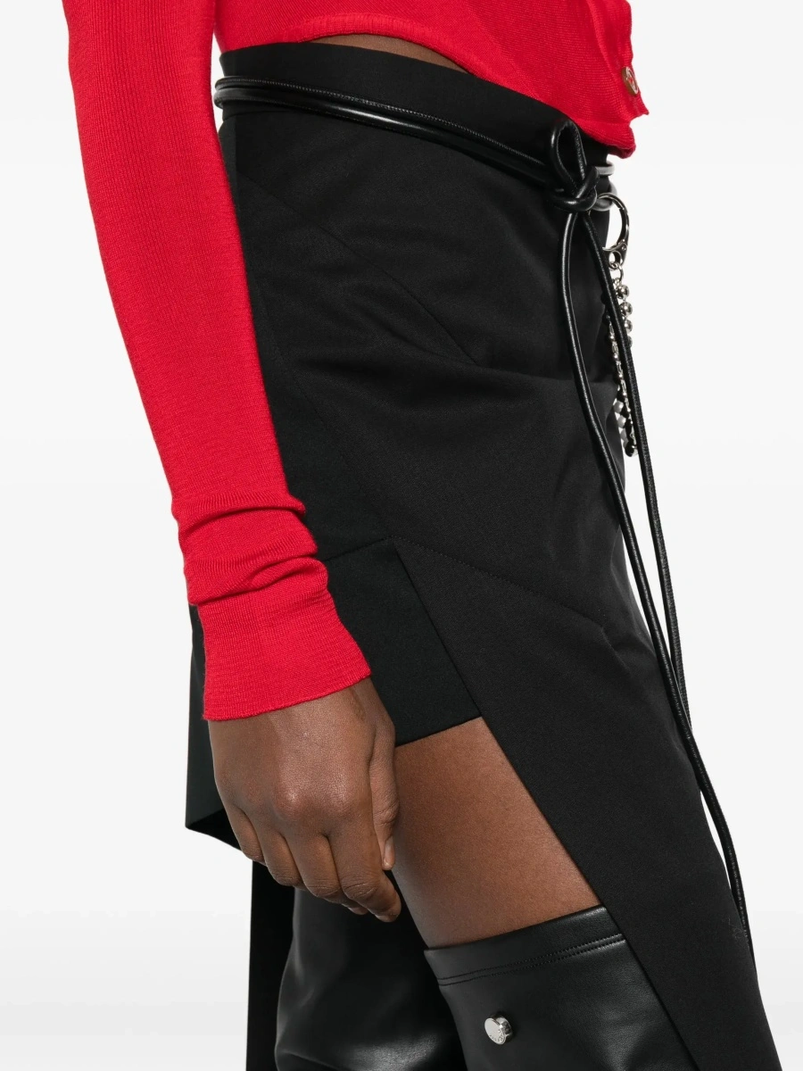 Fusta Vivienne Westwood neagra din lana - Img 7