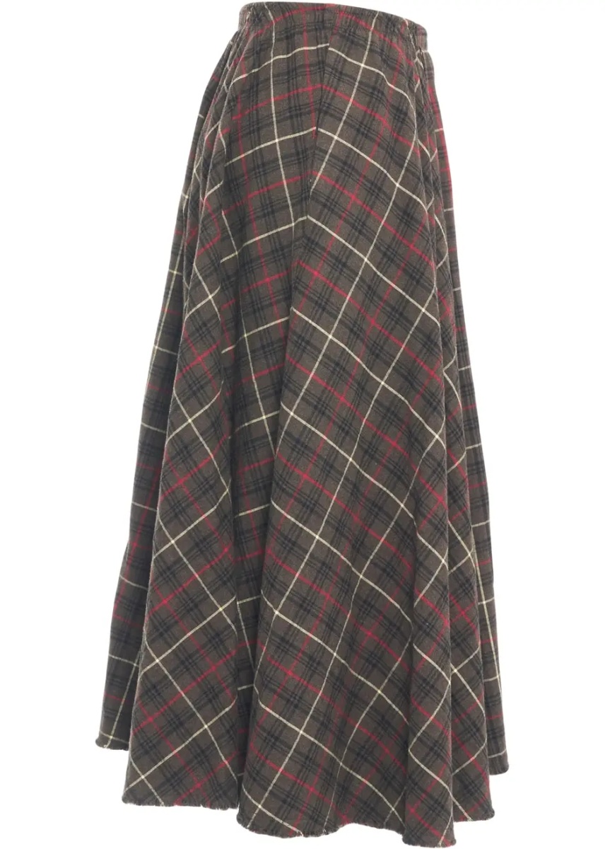 Fuste Midi skirt in check pattern 'Alice' - Img 4