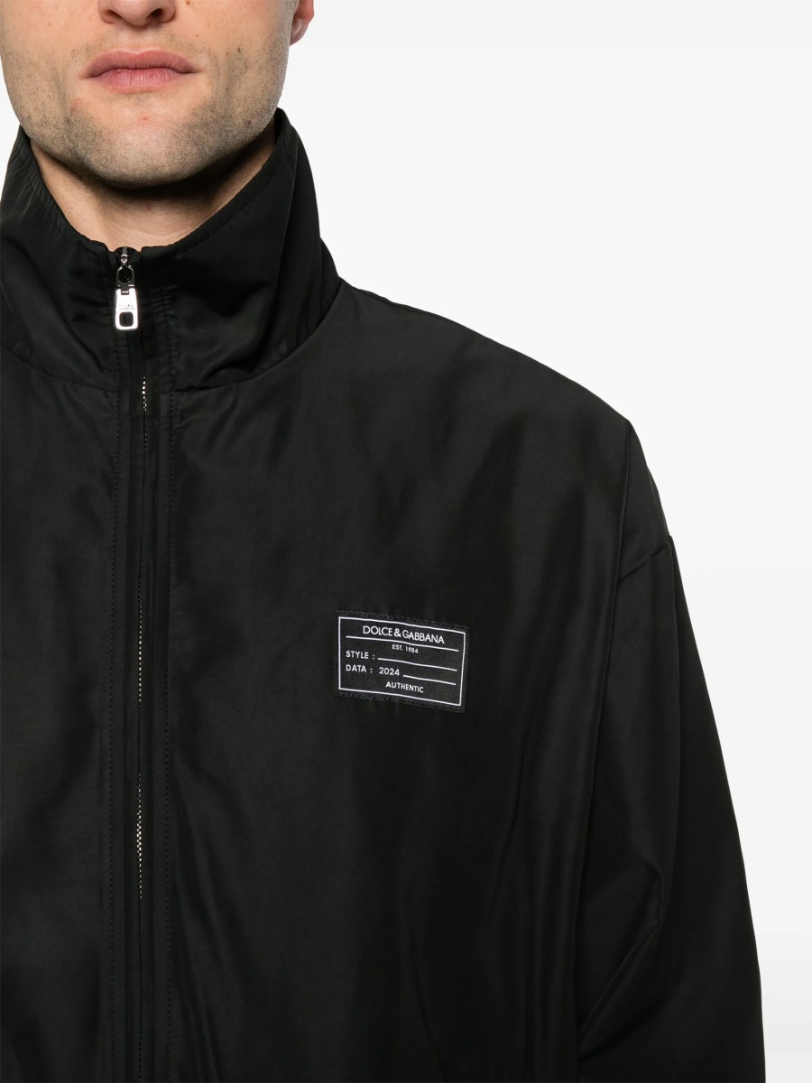 Geaca bomber Dolce &amp; Gabbana neagra din polyester - Img 5