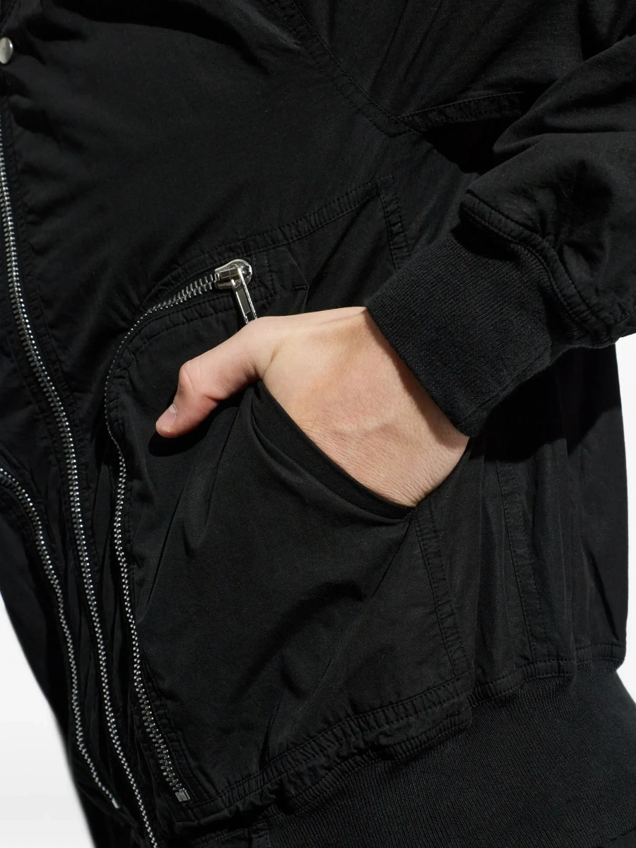 Geaca bomber DRKSHDW neagra din bumbac - Img 7