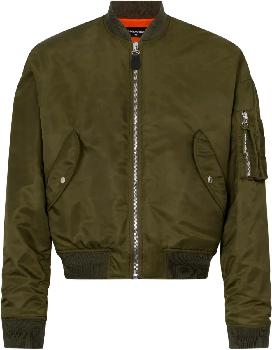 Geaca bomber DSQUARED2 multicolor din nylon - Img 5