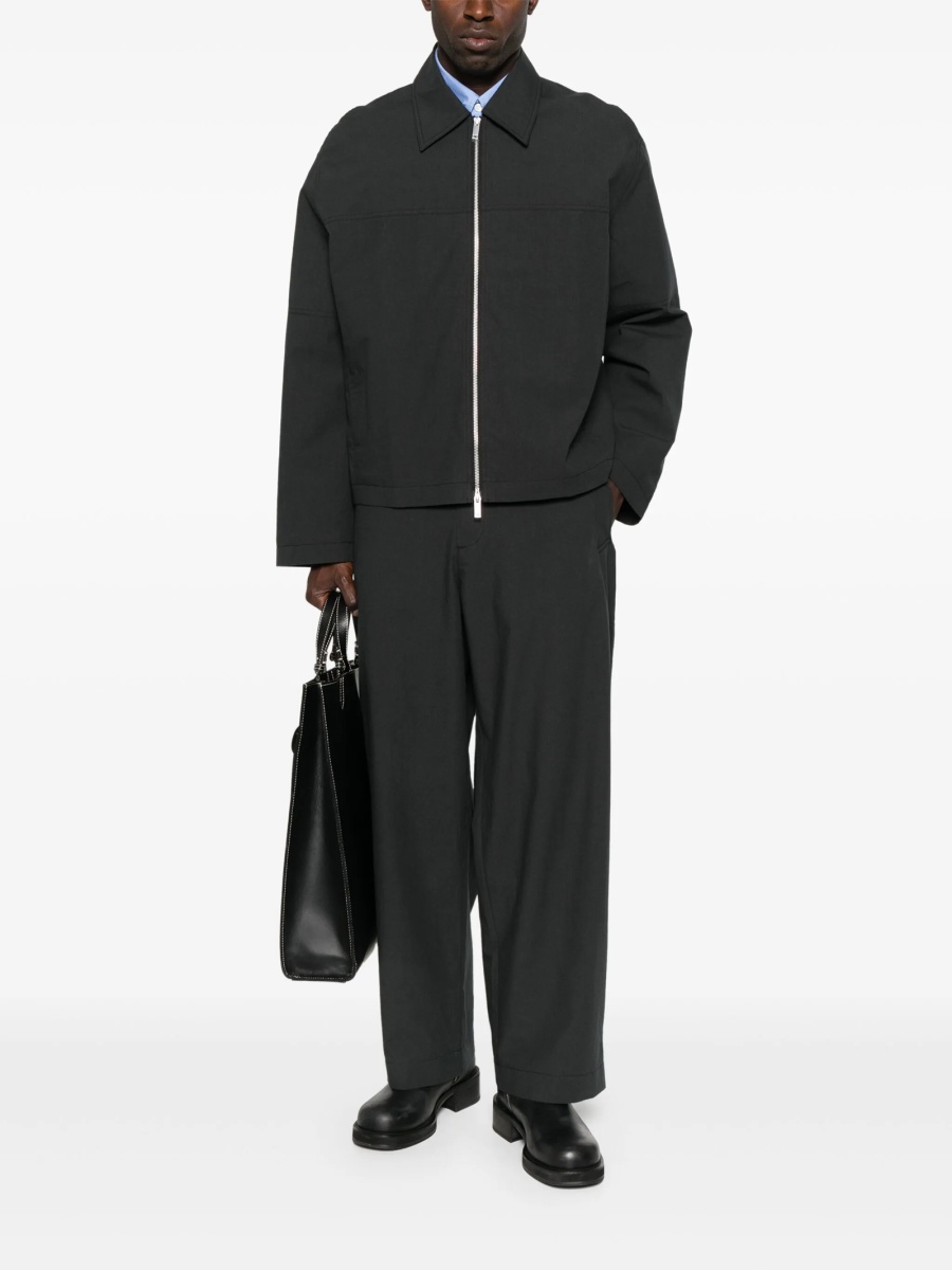 Geaca bomber STUDIO NICHOLSON neagra din bumbac - Img 2