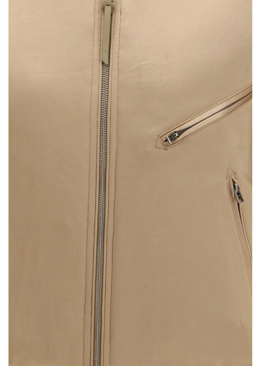 Geaca bomber Tom Ford multicolor din satin - Img 3