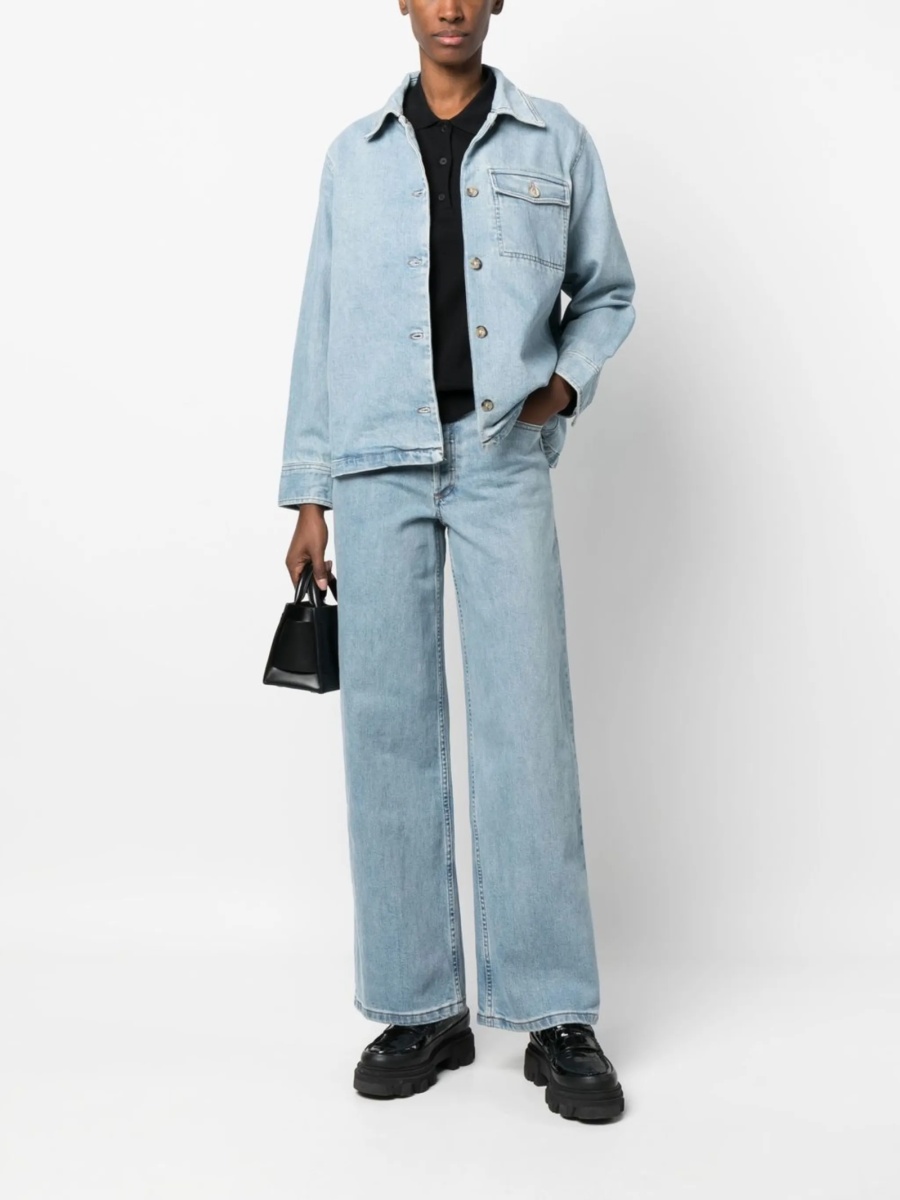 Geaca de blugi A.P.C. albastra - Img 2