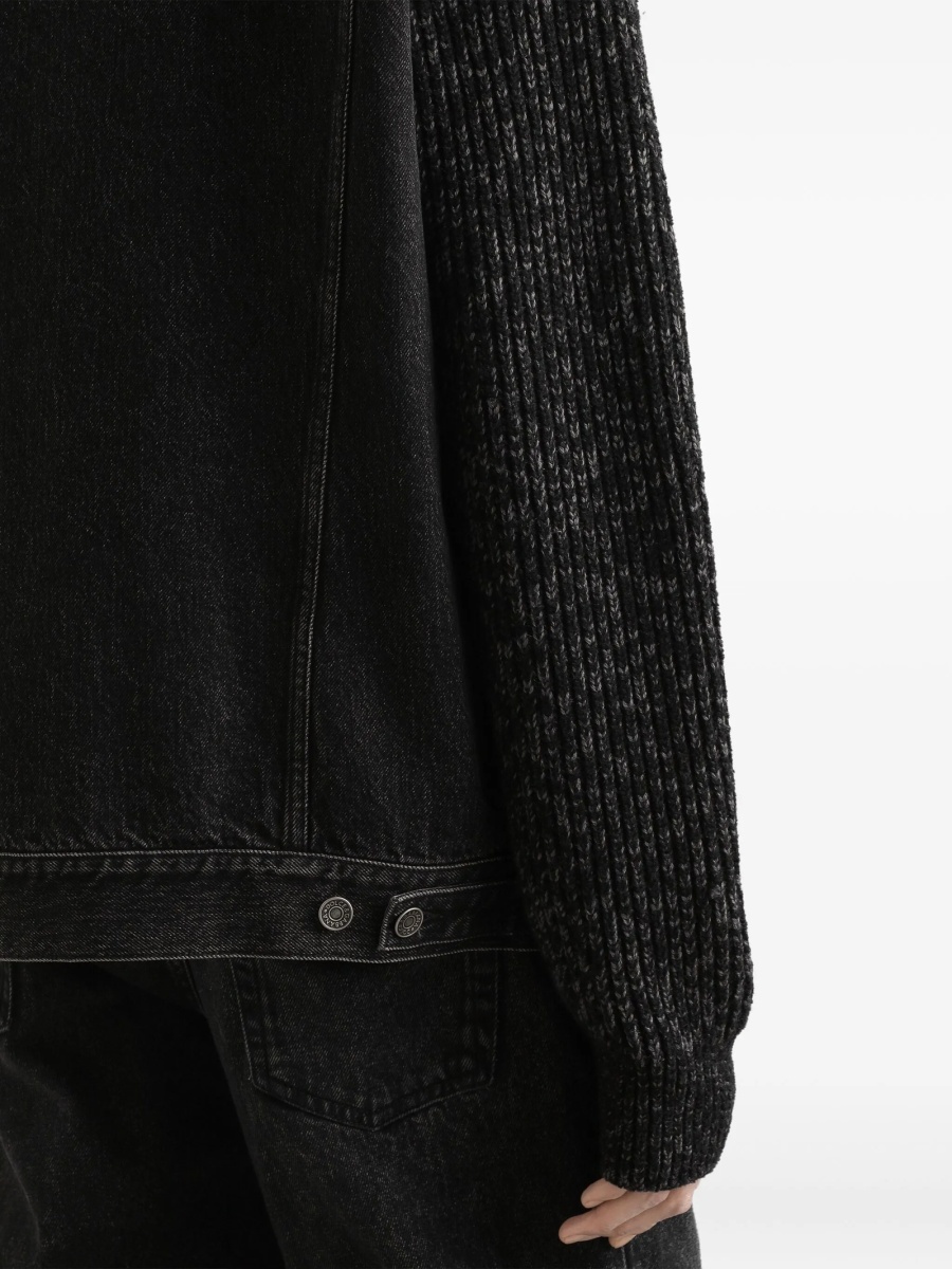 Geaca de blugi Dolce &amp; Gabbana neagra - Img 5