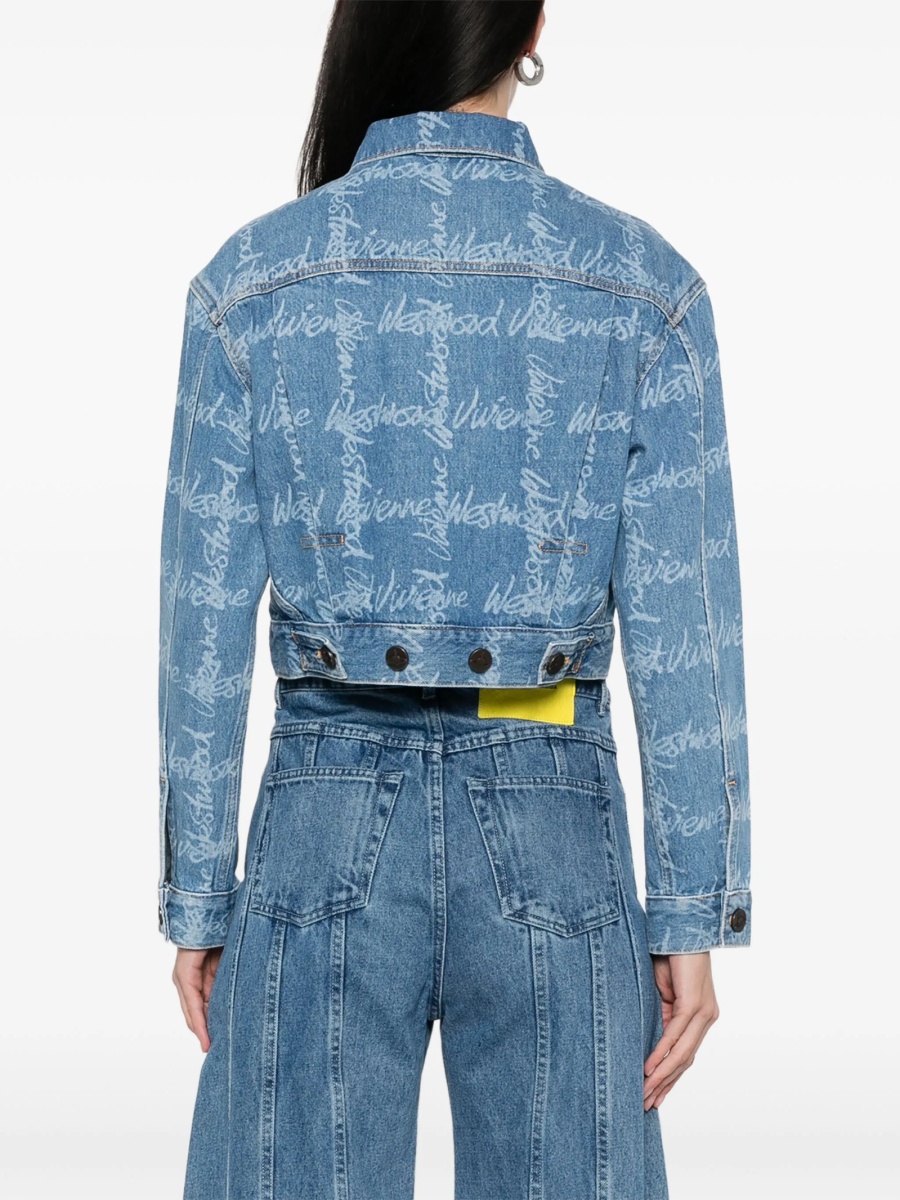 Geaca de blugi Vivienne Westwood albastra - Img 4