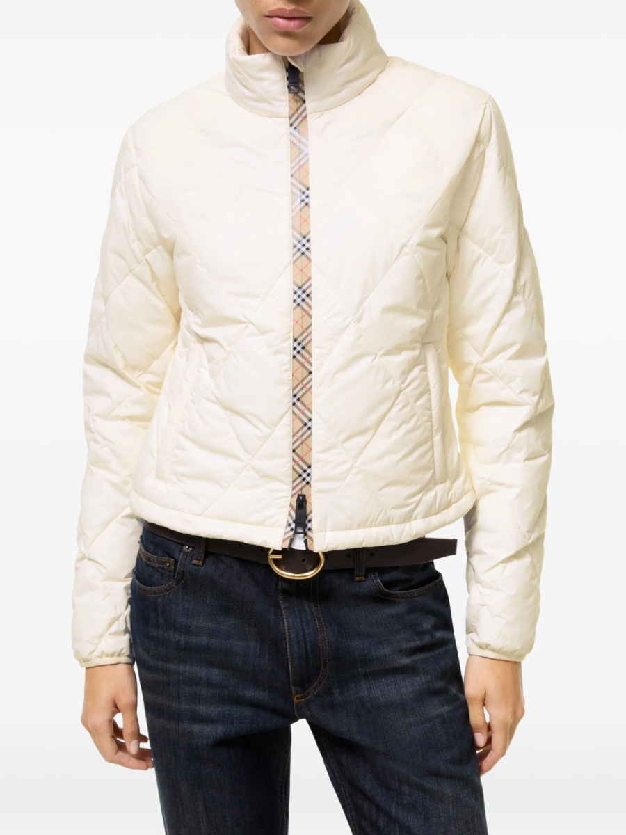 Geaca de iarna Burberry neutra din poliamida - Img 3
