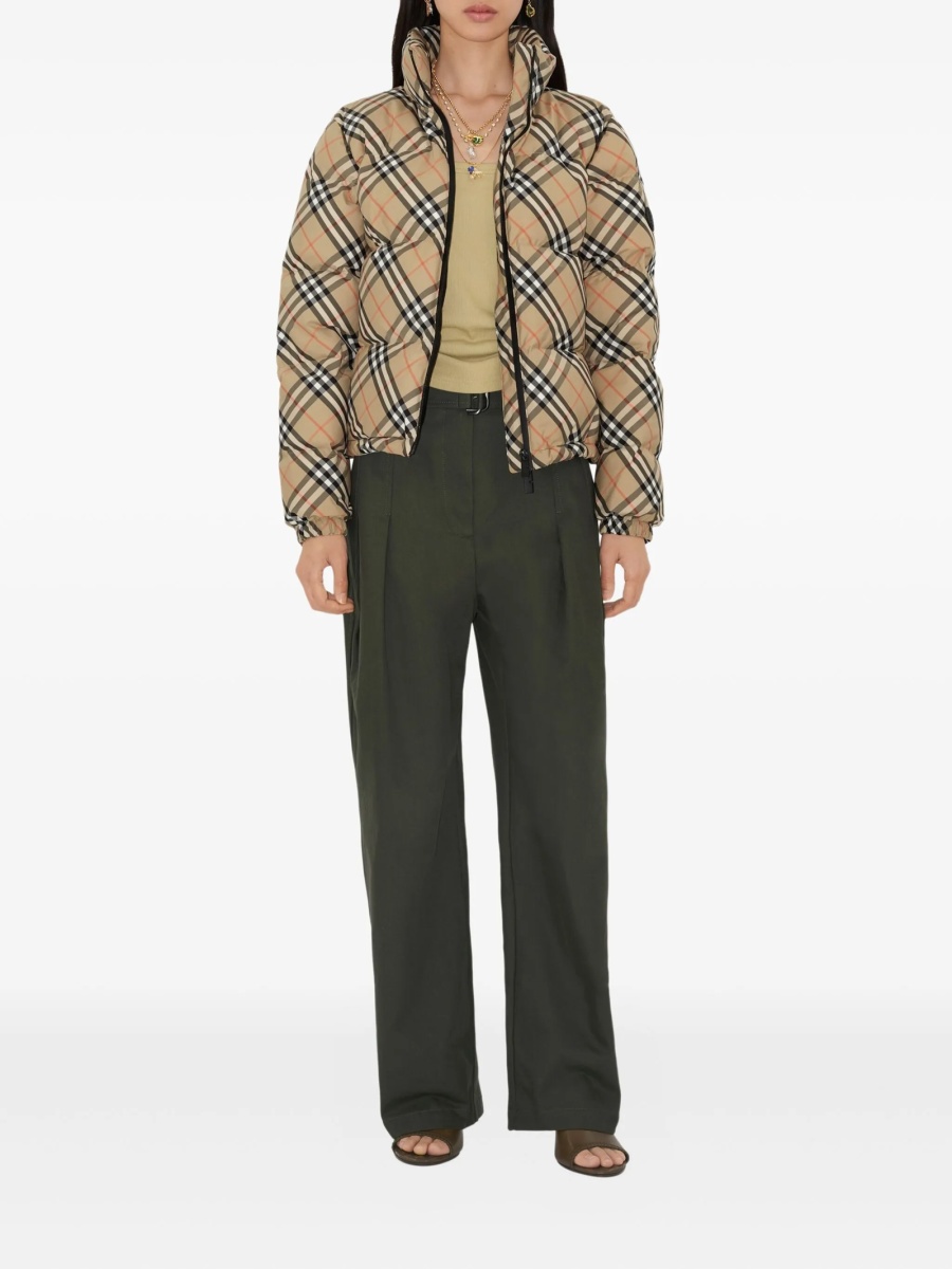 Geaca de iarna Burberry vintage check neutra - Img 2