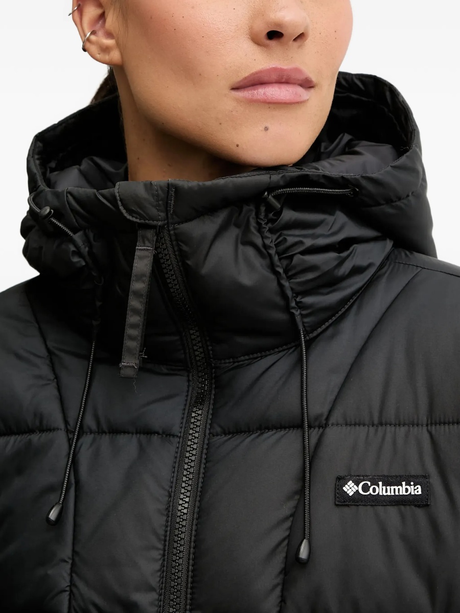 Geaca de iarna Columbia neagra din poliester reciclat - Img 4