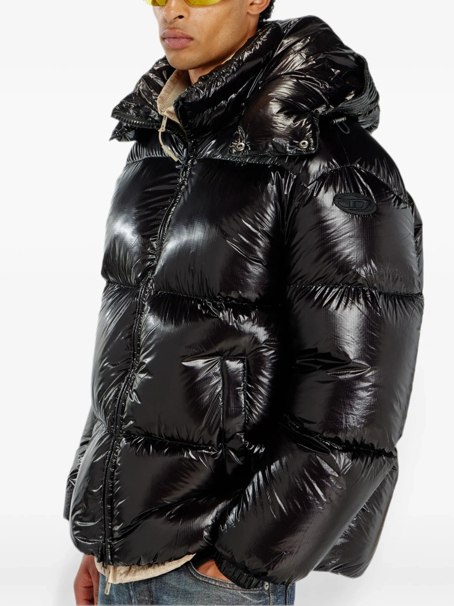 Geaca de iarna Diesel Oval D neagra - Img 5