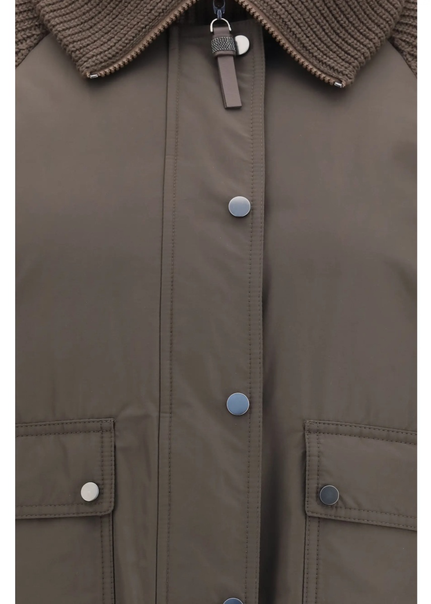 Geaca de Iarna Down Jacket with wool sleeves - Img 3