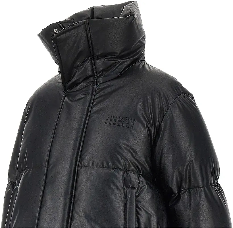 Geaca de Iarna Faux leather down jacket - Img 2