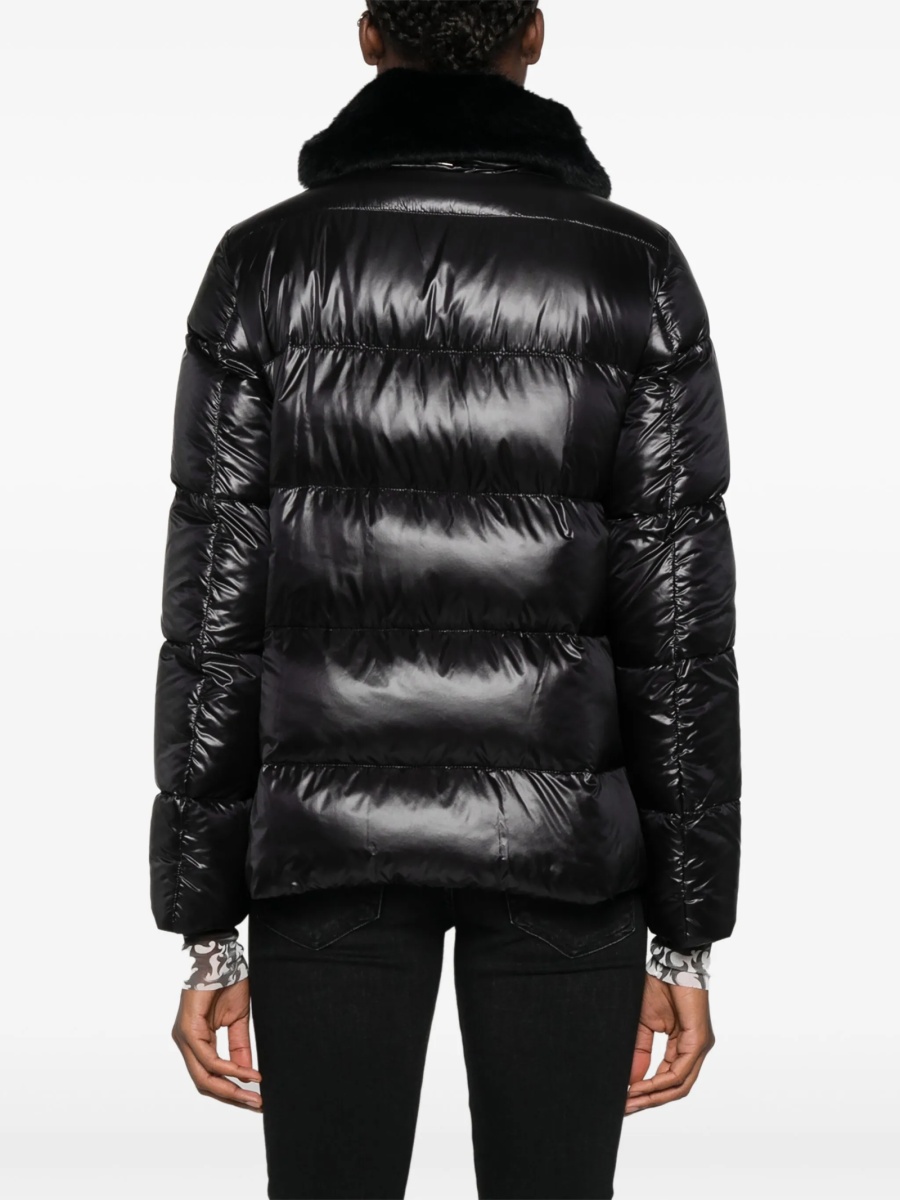 Geaca de iarna Herno neagra din poliamida si polyester - Img 4