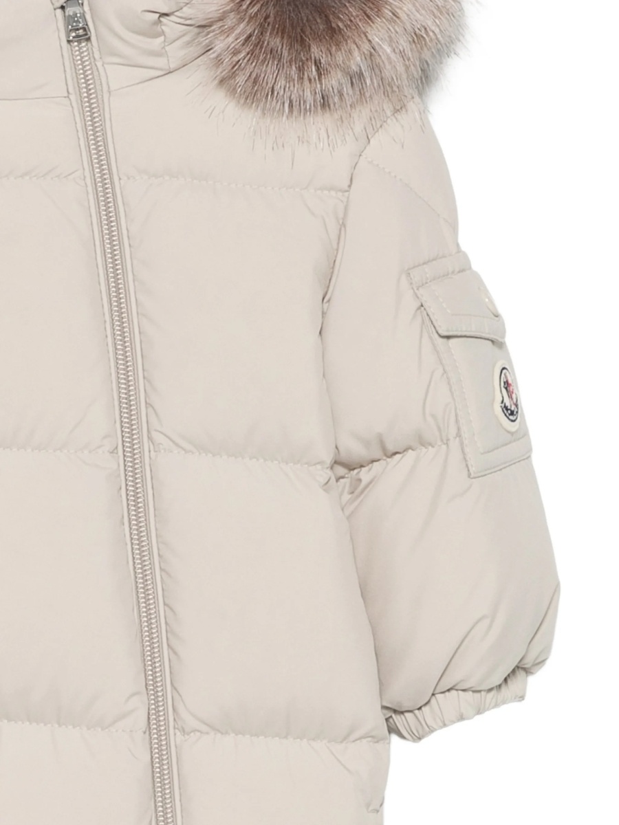 Geaca de iarna Moncler neutra din polyester - Img 3