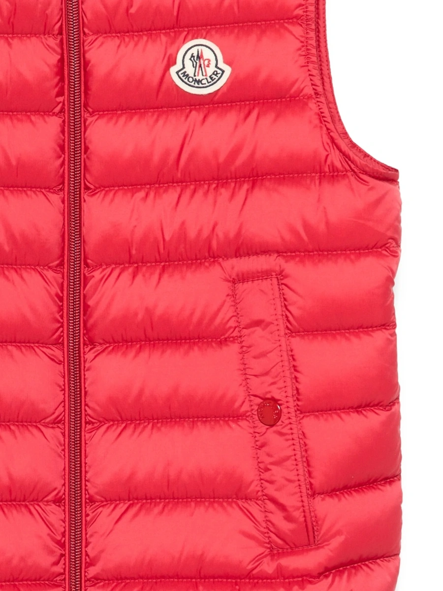 Geaca de iarna Moncler rosie din poliamida - Img 3