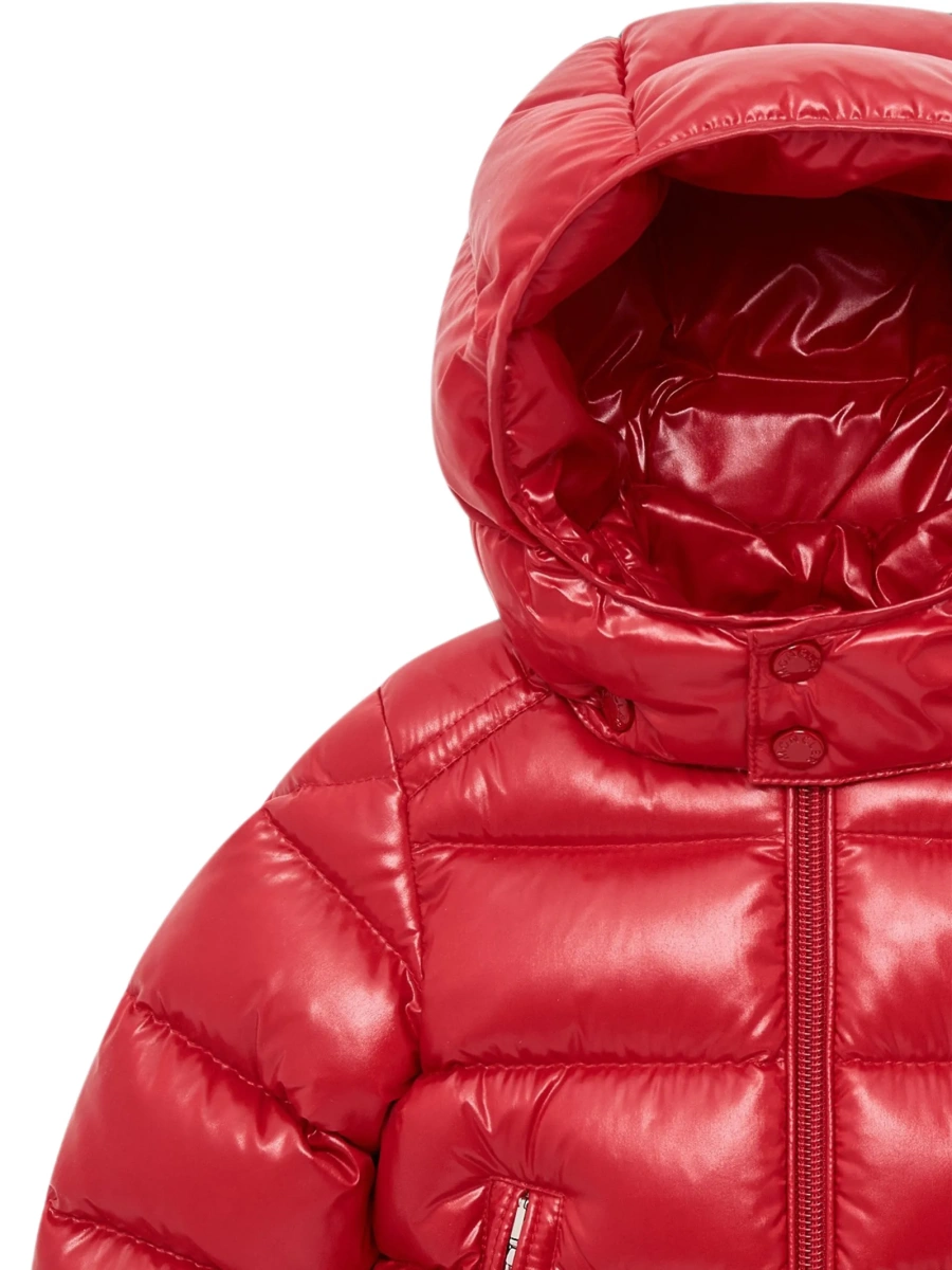 Geaca de iarna Moncler rosie din poliamida - Img 3