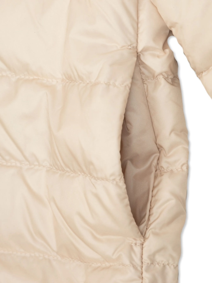 Geaca de iarna Moncler roz din poliamida - Img 4