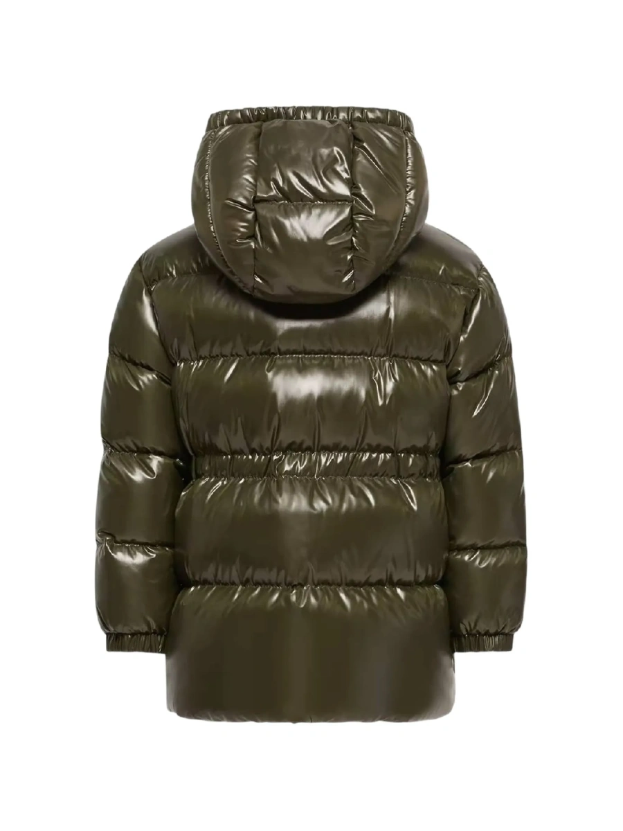 Geaca de iarna Moncler verde din poliamida - Img 2