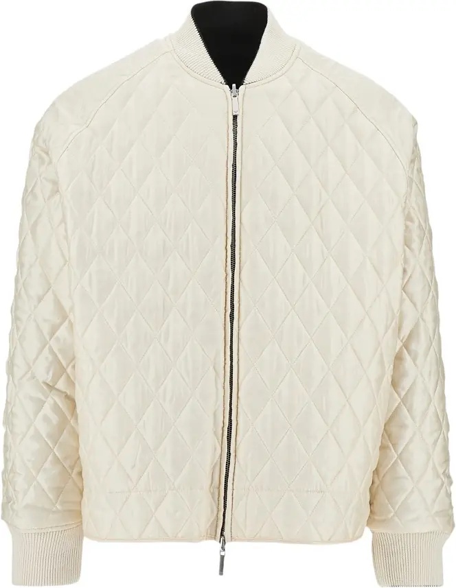Geaca de Iarna Nylon bomber jacket with logo embroidery - Img 4