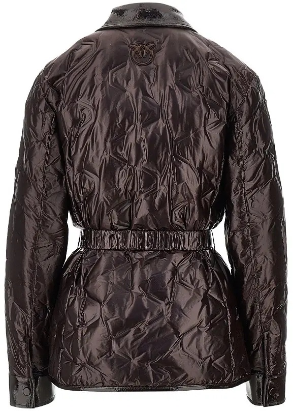 Geaca de Iarna Padded nylon jacket with belt - Img 3
