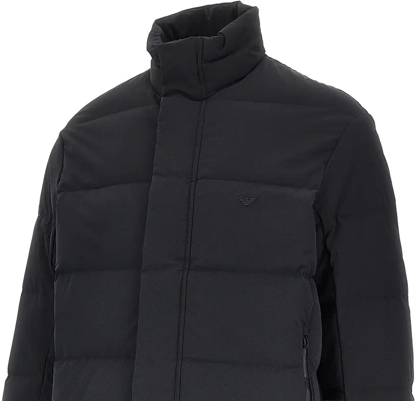 Geaca de Iarna Quilted nylon downjacket with Eagle logo - Img 2