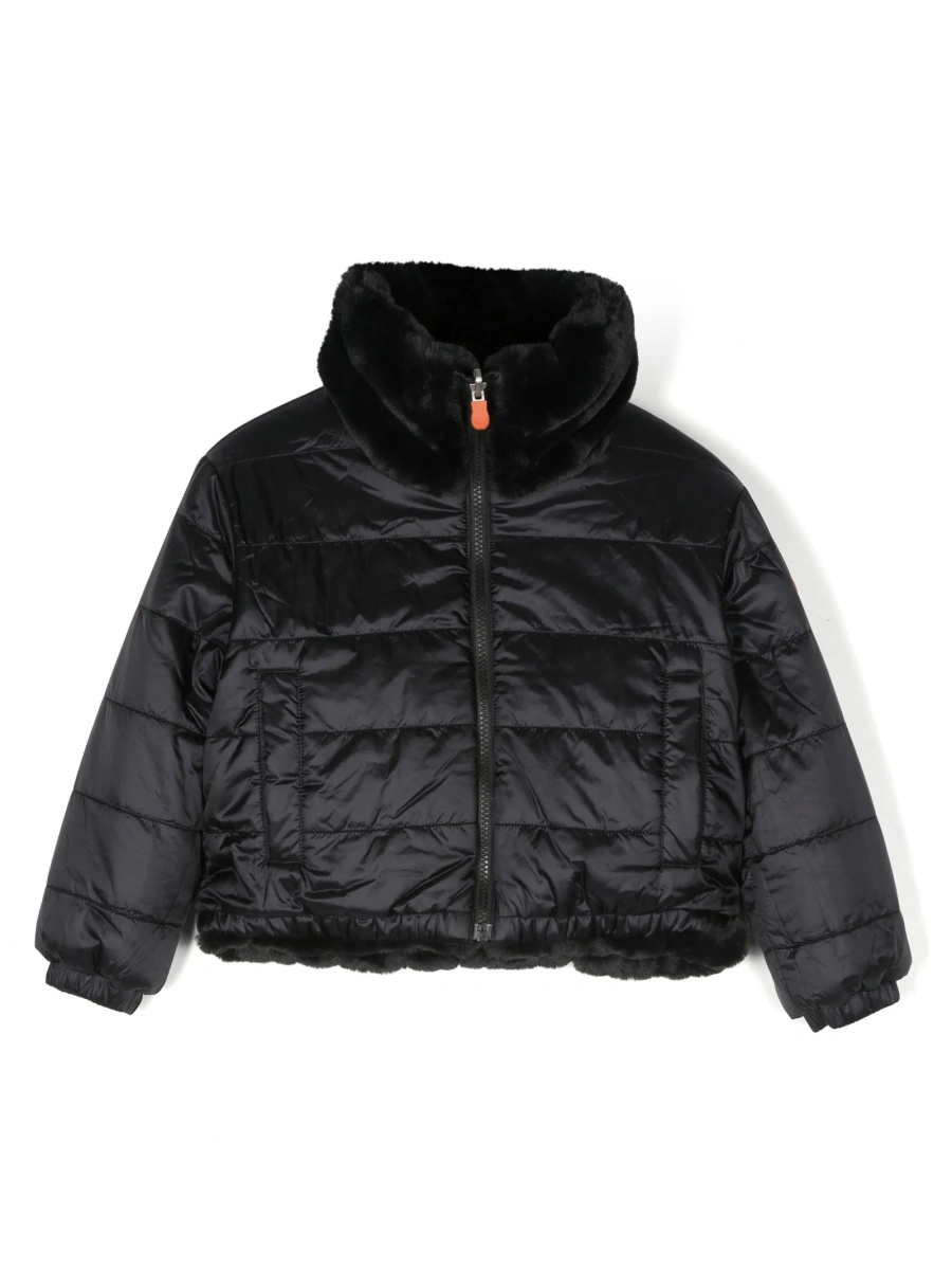 Geaca de iarna Save the Duck neagra din poliester reciclat - Img 4