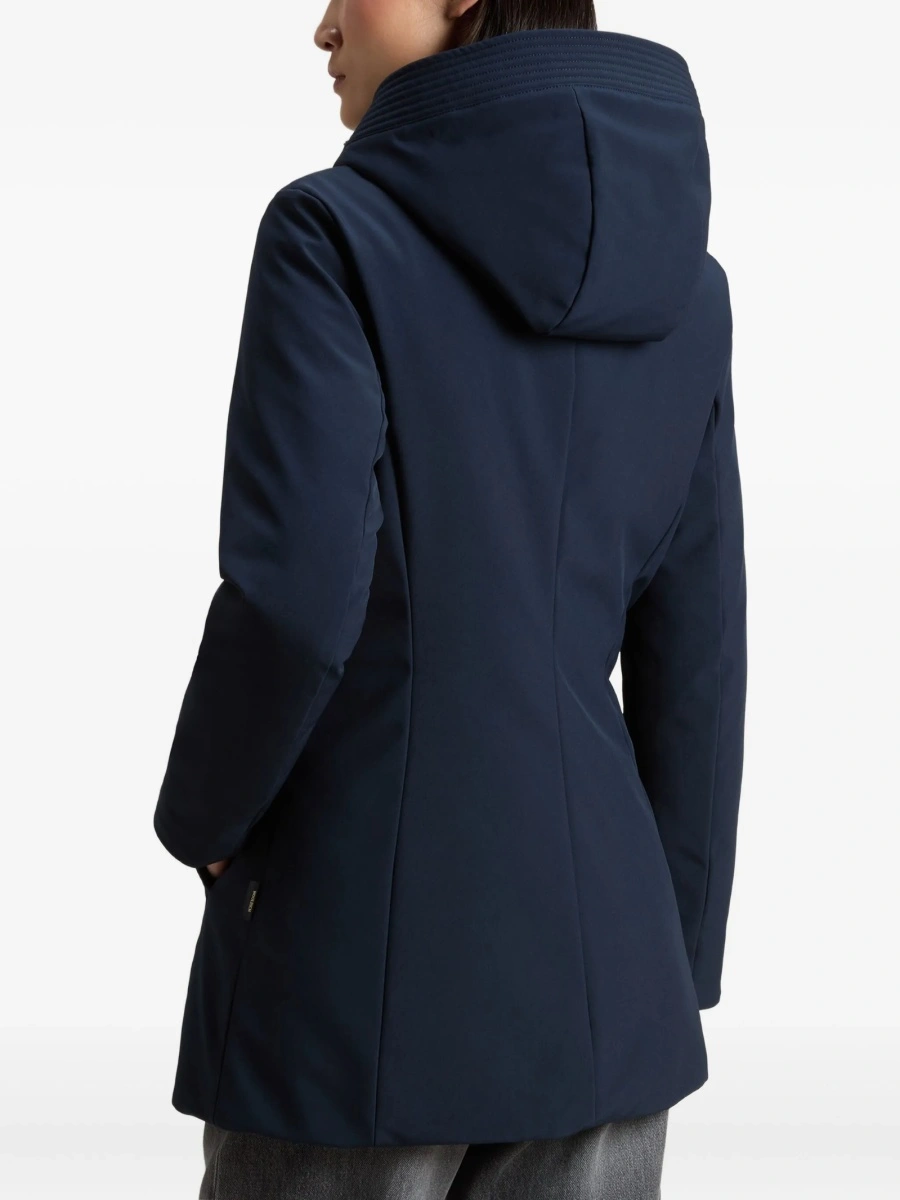 Geaca de iarna Woolrich albastra din elastan si polyester - Img 4