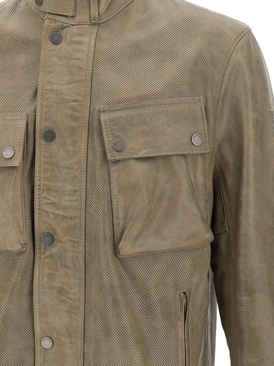 Geaca de piele Belstaff neutra din piele - Img 3