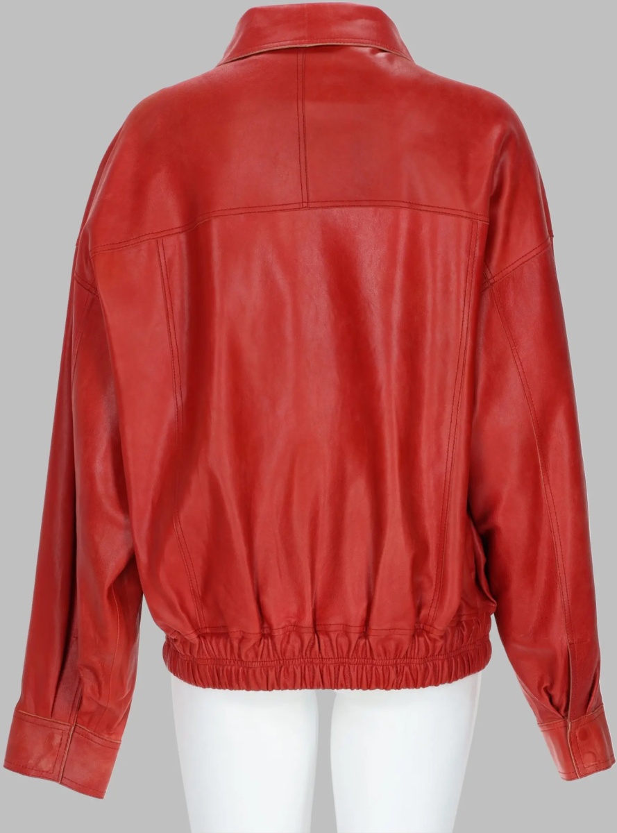 Geaca de Piele Bomber In Pelle - Img 2
