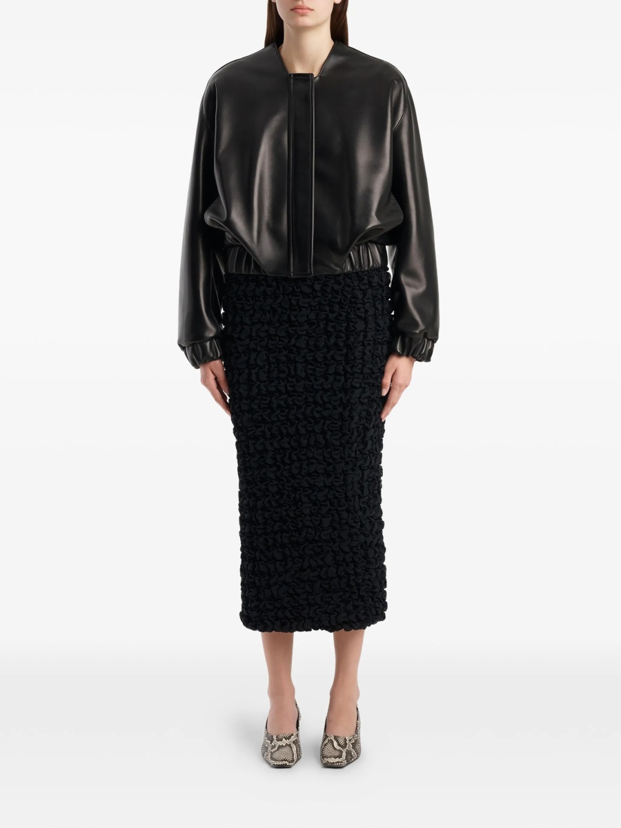 Geaca de piele Khaite neagra - Img 2