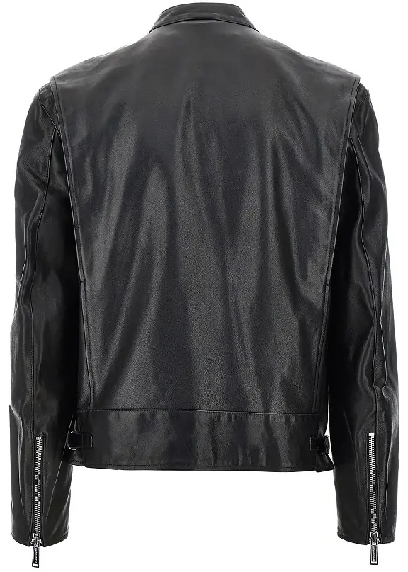 Geaca de Piele Leather Biker jacket - Img 3
