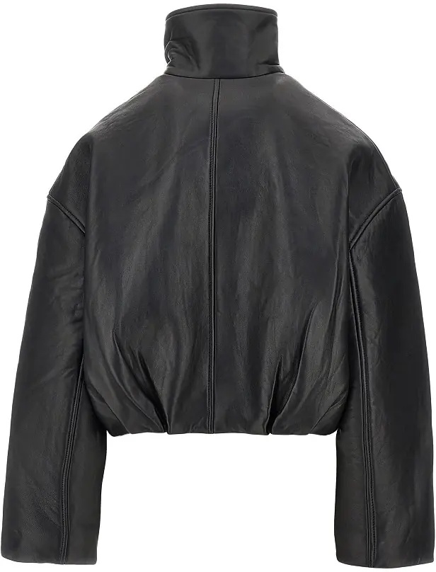 Geaca de Piele Leather Boxy jacket - Img 3