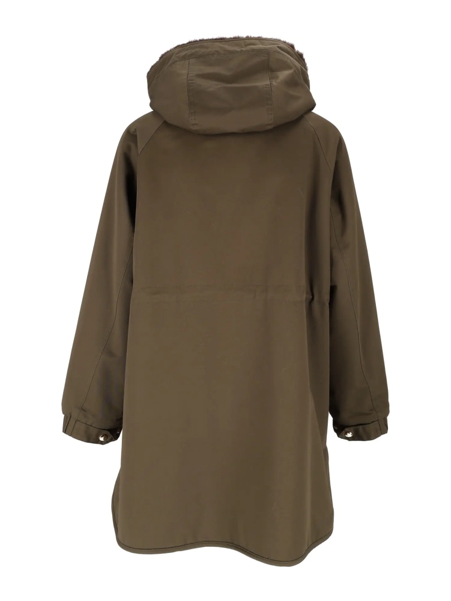 Geaca de Piele WOMAN FABRIC &amp; FAKE FUR JACKET - Img 3
