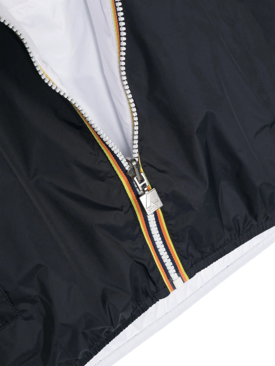 Geaca de ploaie K-WAY KIDS albastra din nylon - Img 4