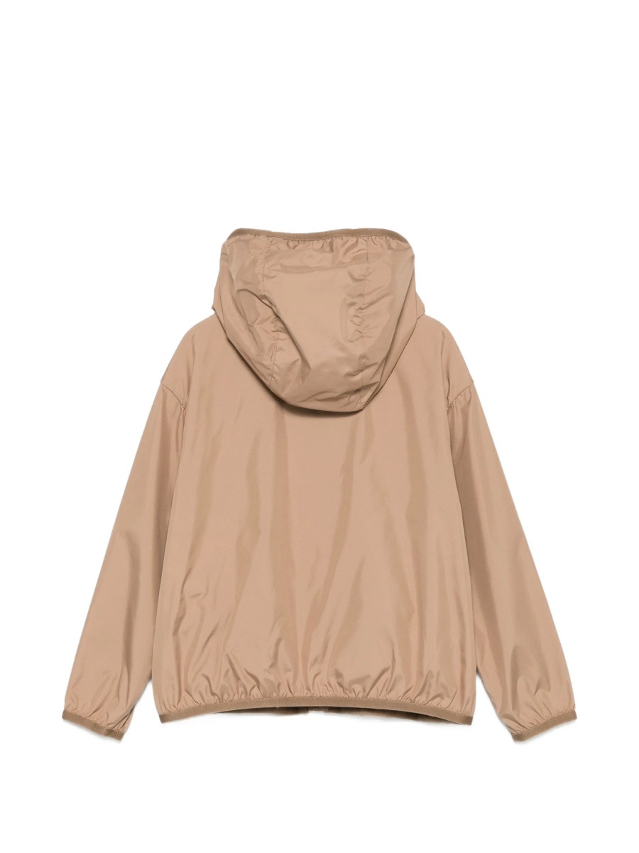Geaca de ploaie Moncler maro din polyester - Img 2