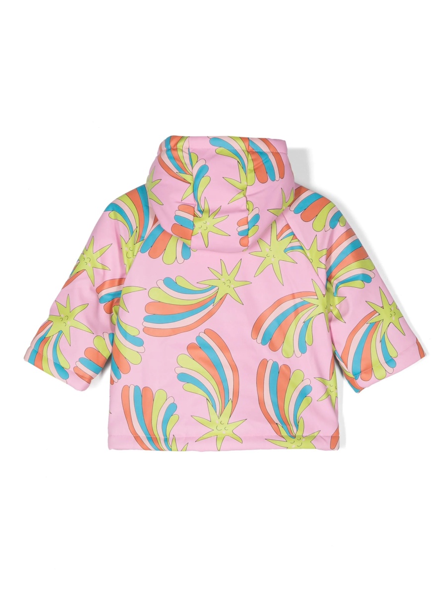 Geaca de ploaie Stella McCartney alba din polyester - Img 2