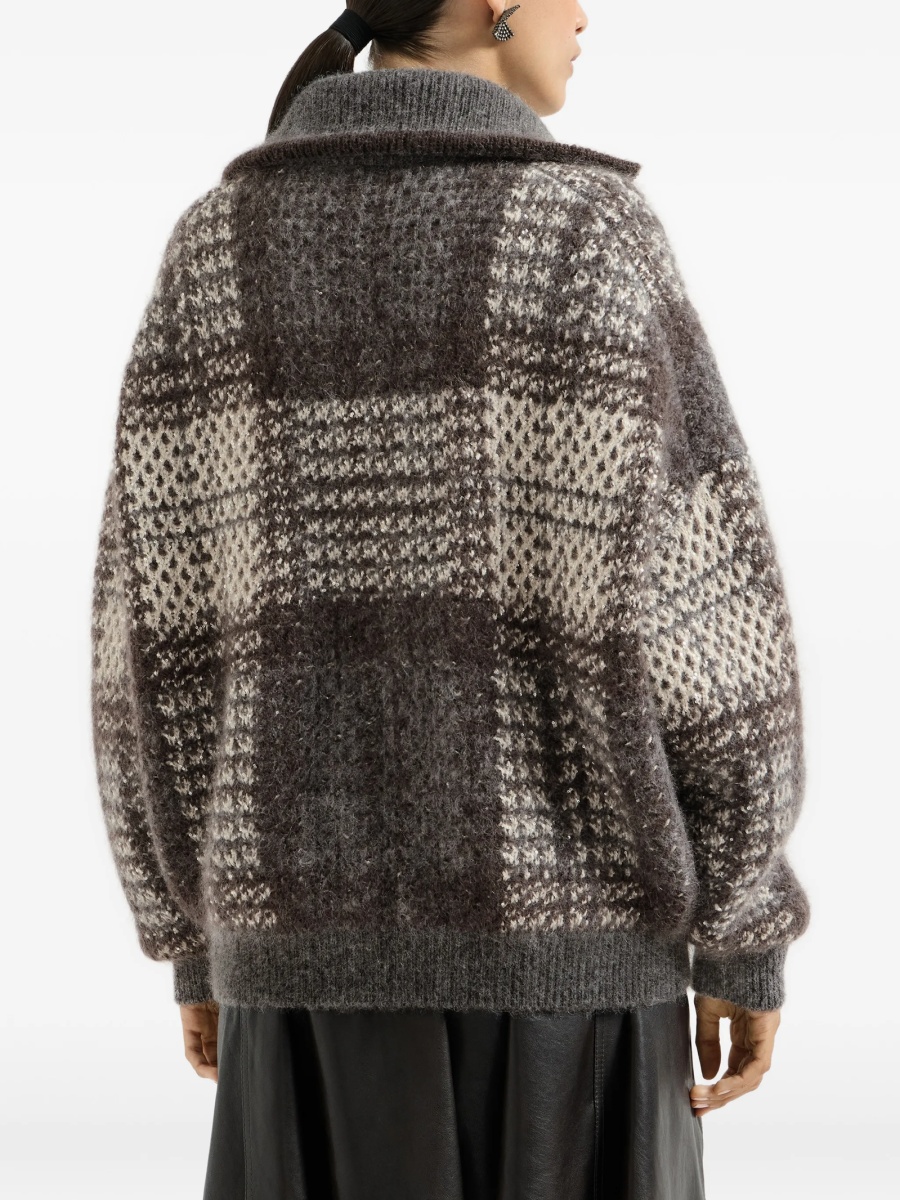 Geaca Oversize Brunello Cucinelli gri - Img 5