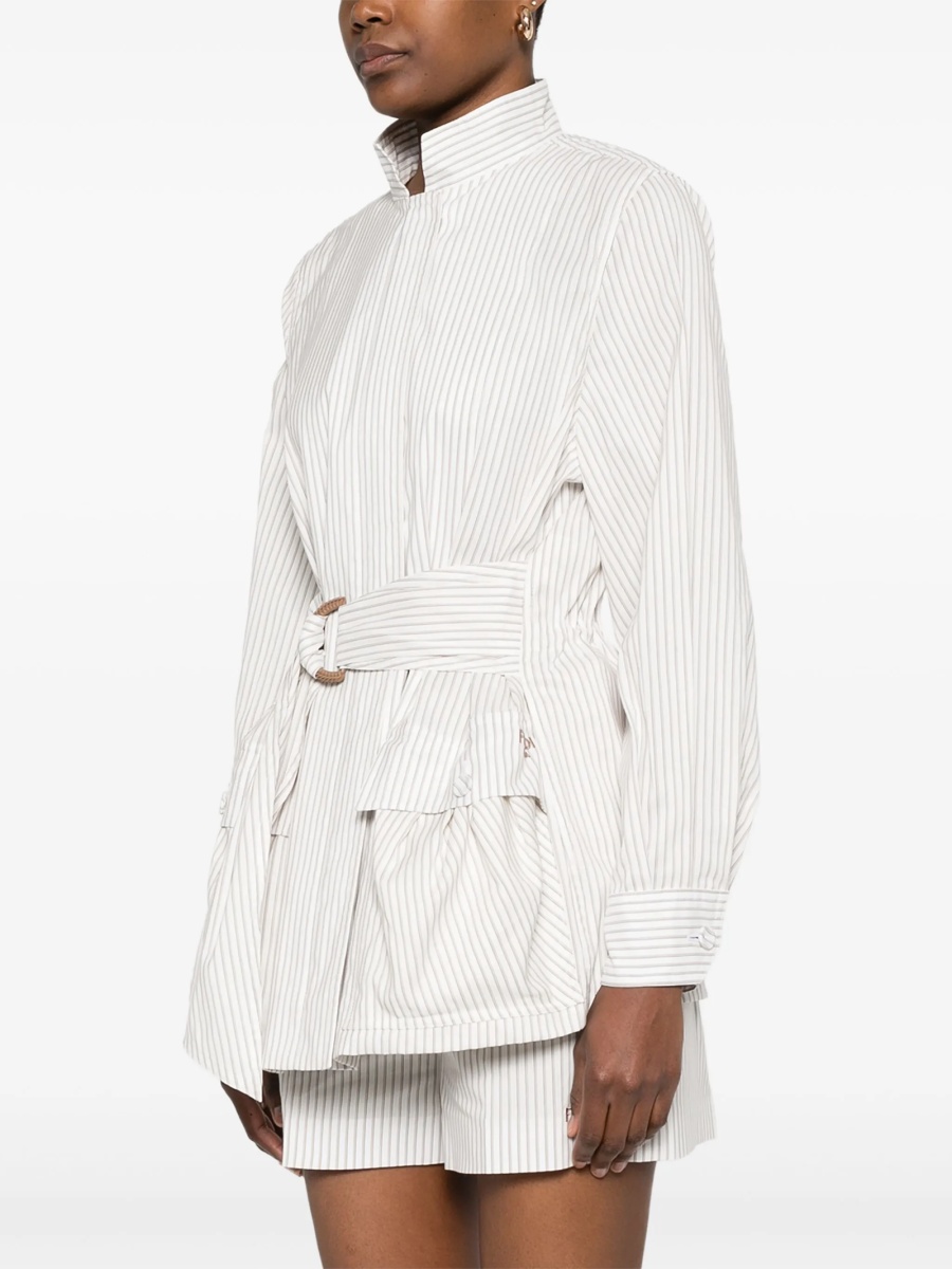Geaca Oversize Fendi alba - Img 3