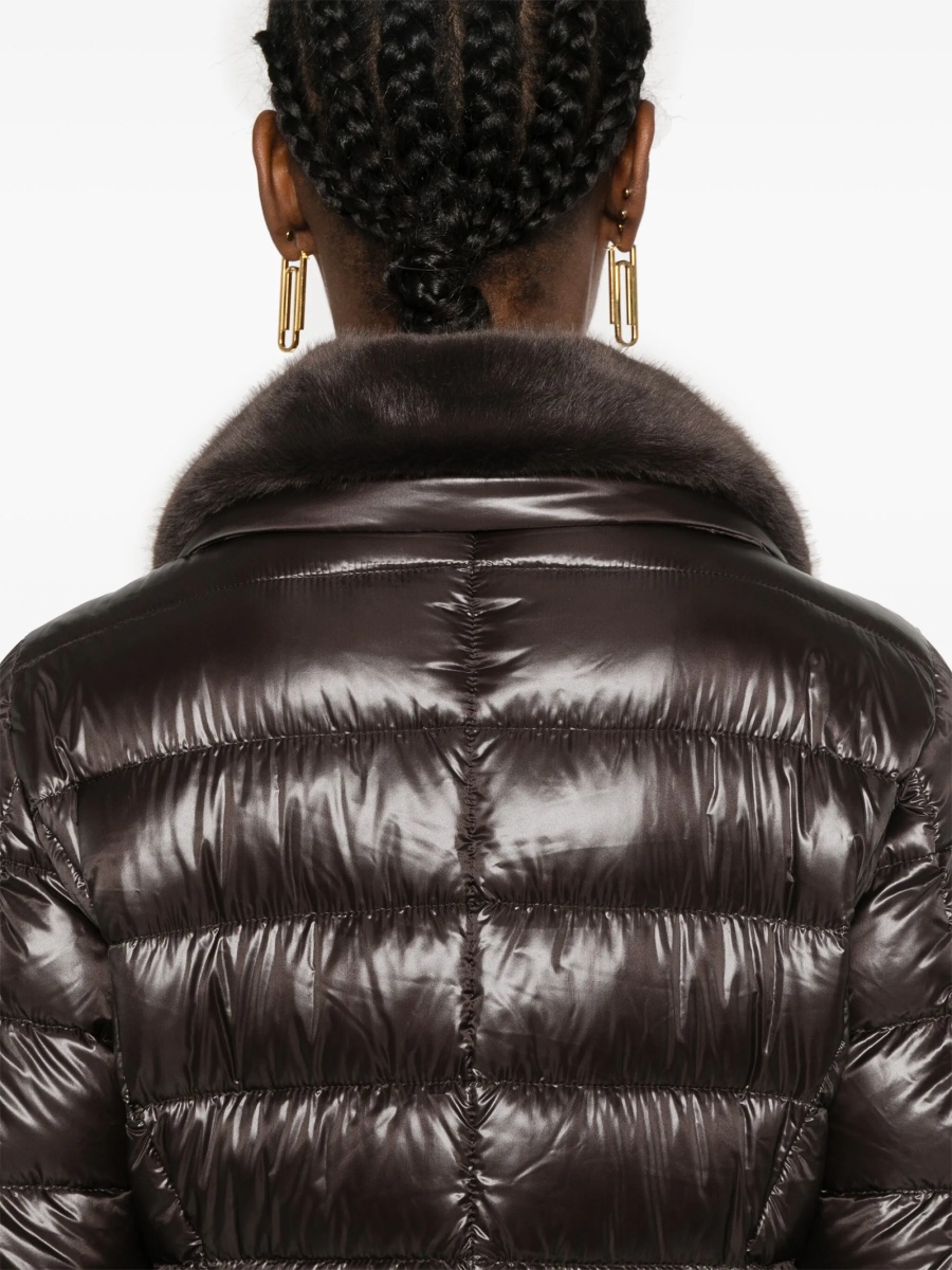 Geaca Oversize Herno maro din poliamida si polyester - Img 5