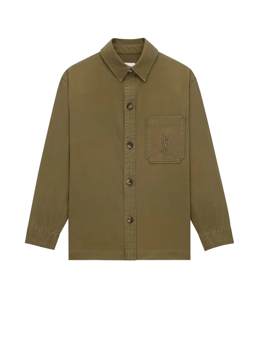 Geaca Oversize Saint Laurent verde - Img 2