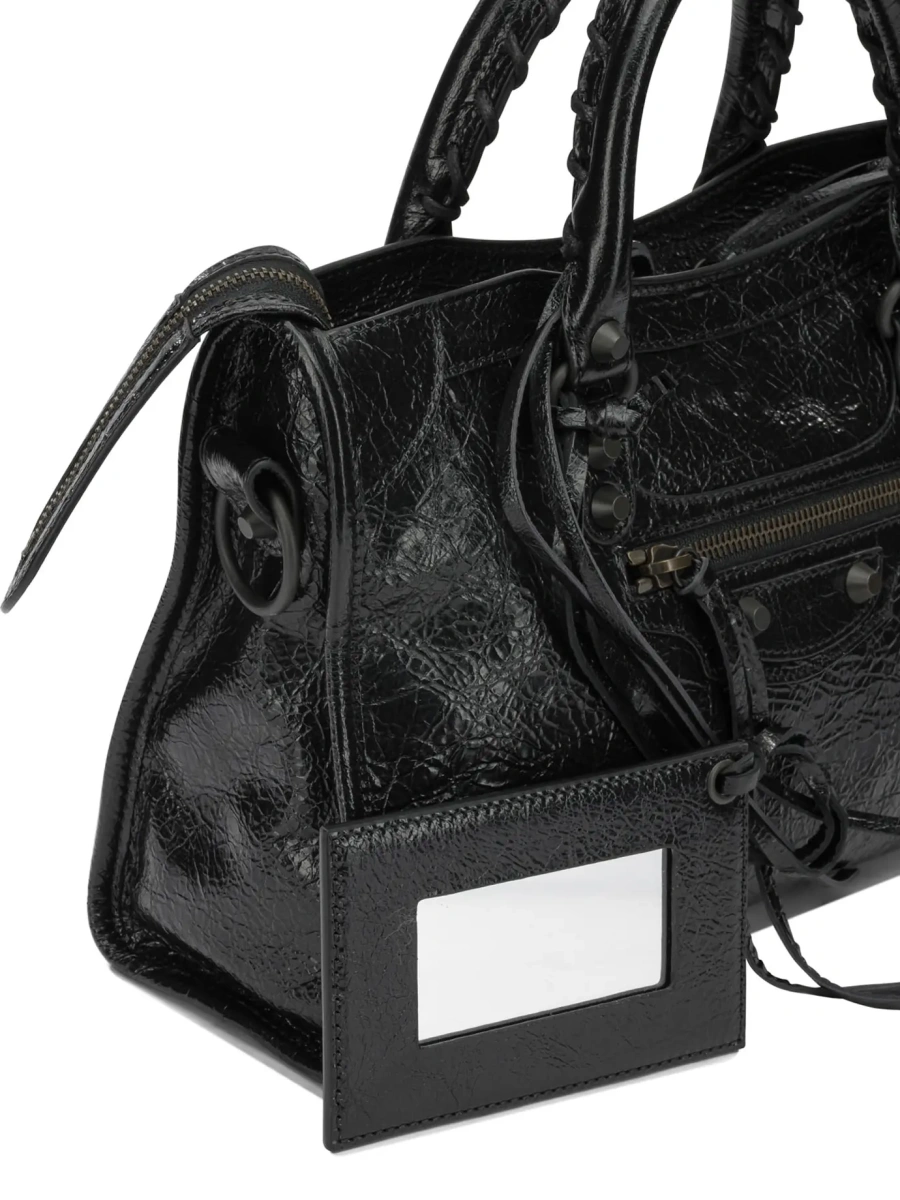 Geanta de mana Balenciaga 'City' neagra - Img 4