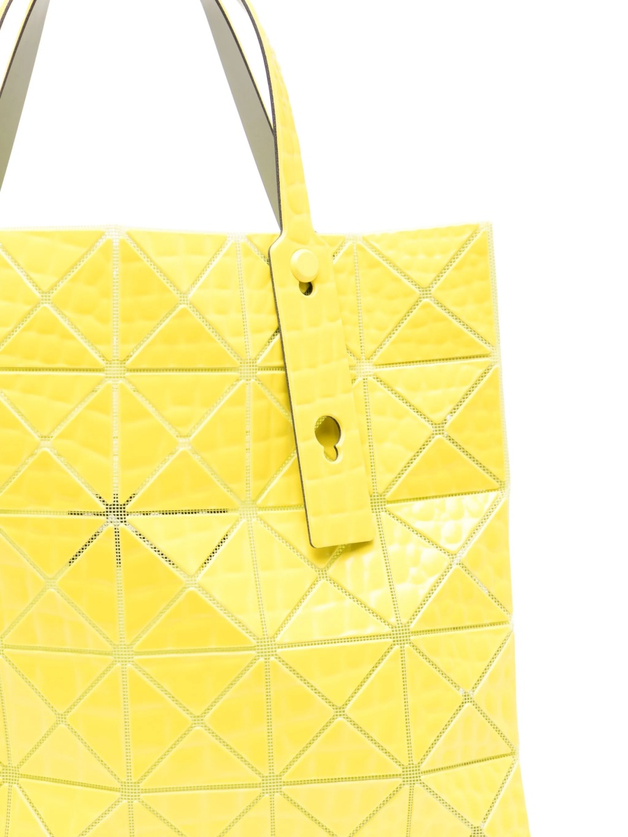 Geanta de mana BAO BAO ISSEY MIYAKE galbena din pvc - Img 4